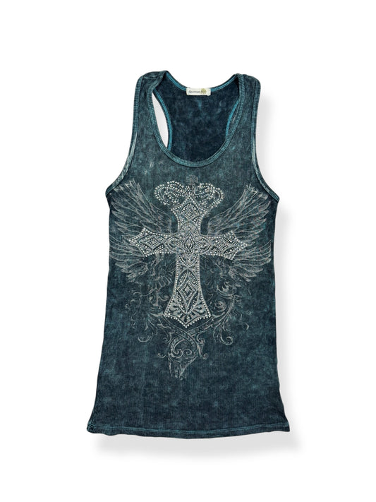 Grunge Cross Tank ♡ Size M