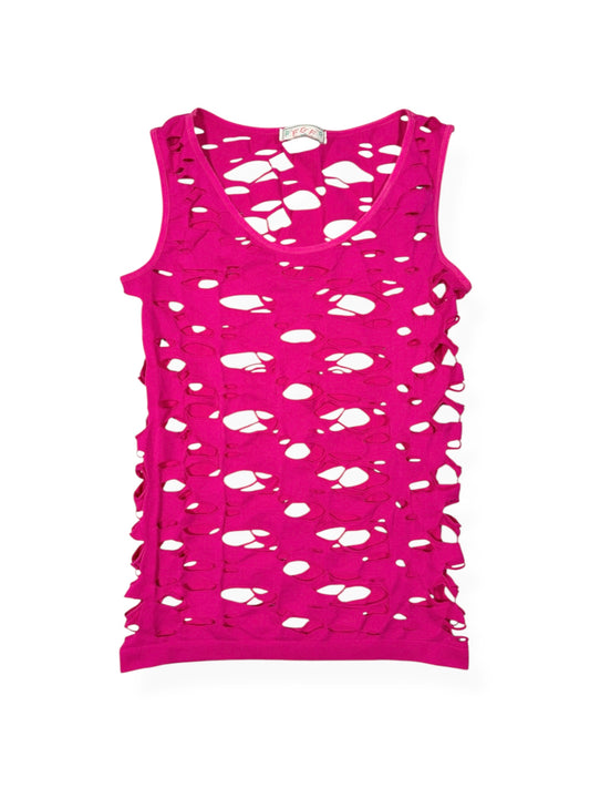 Hot Pink Cutout Tank ♡ Size S