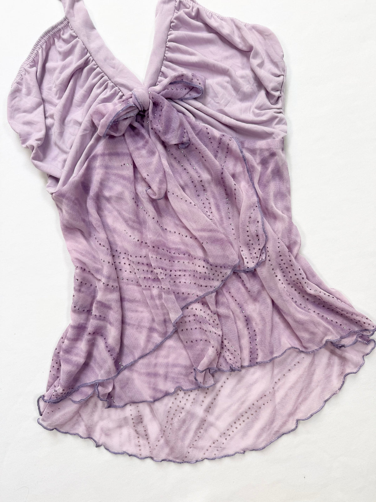 Purple Glittery Halter Cami ♡ S