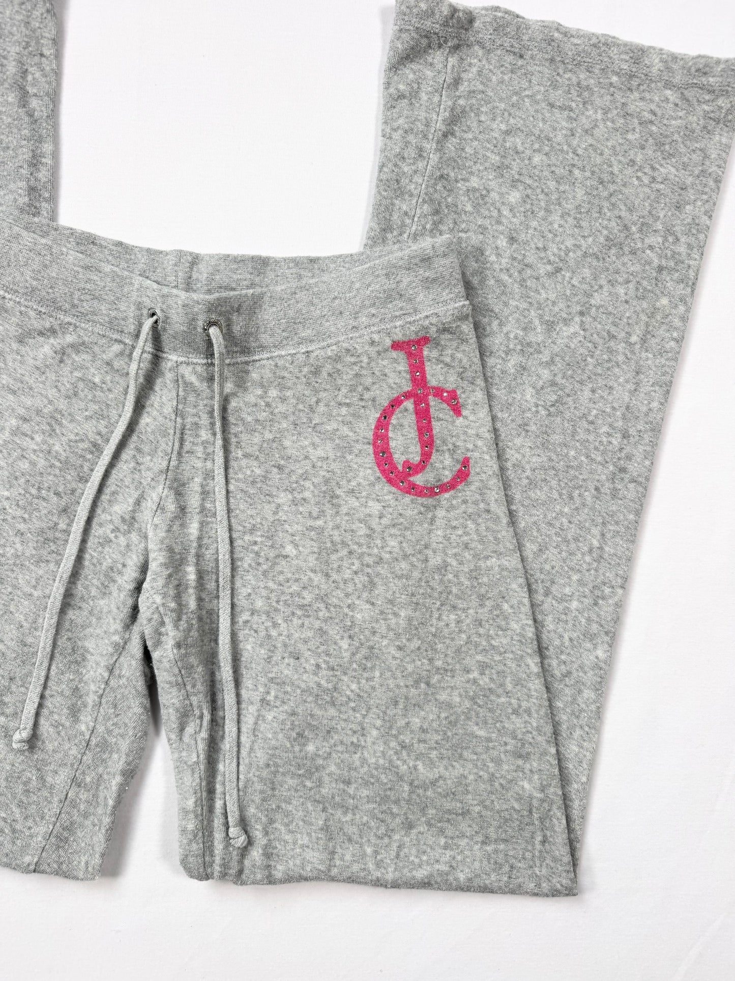 Grey & Pink Juicy Couture Towelling Tracksuit Set ♡ S