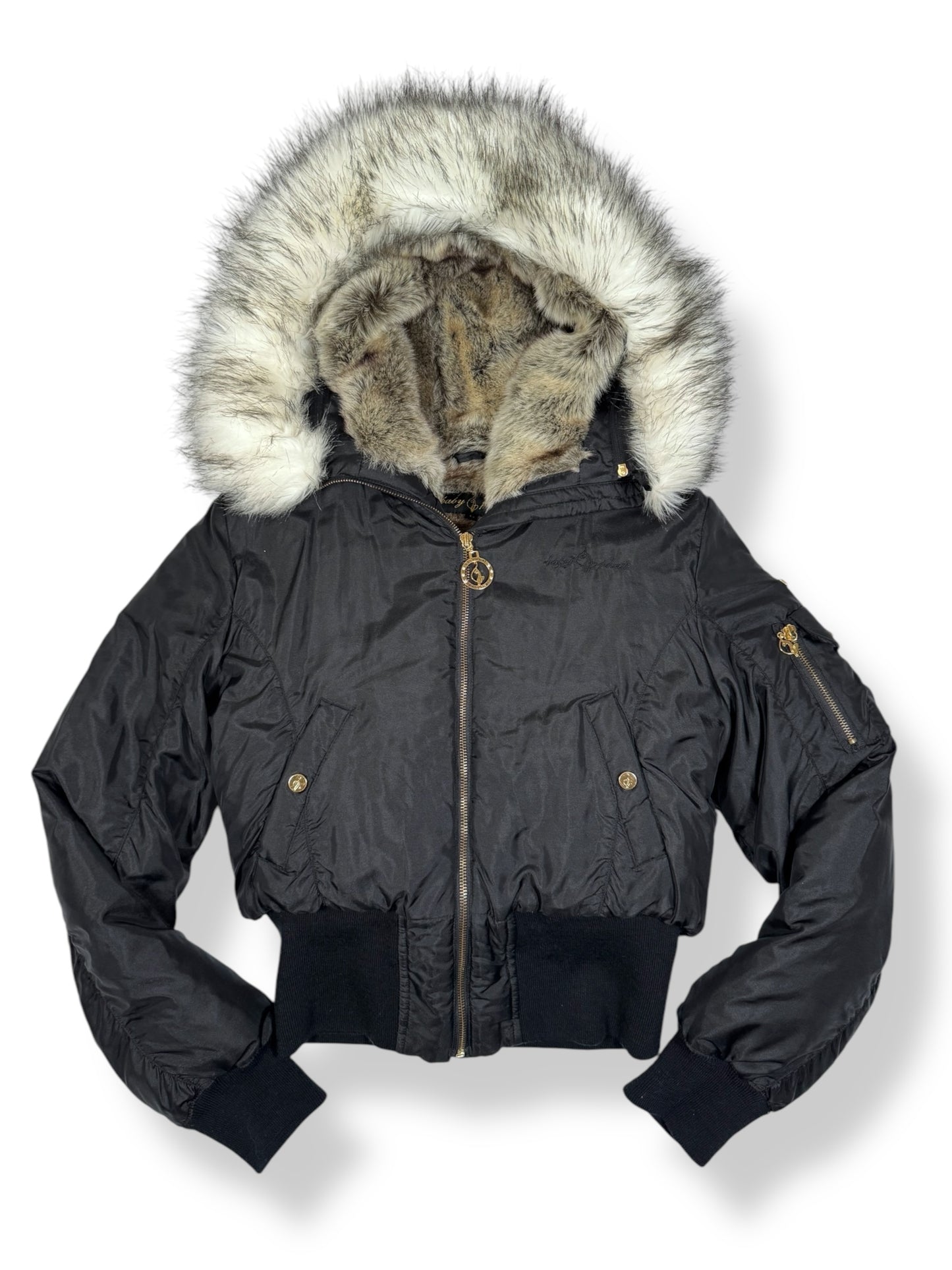 Baby Phat Puffer Fur Jacket