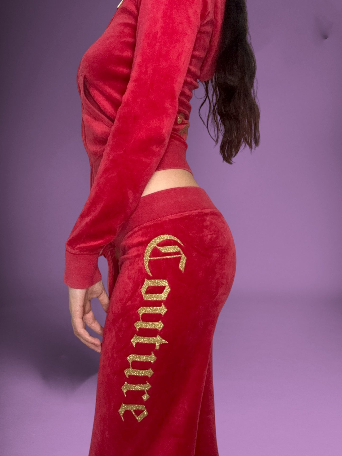 Red Juicy Couture Tracksuit ♡ Size S