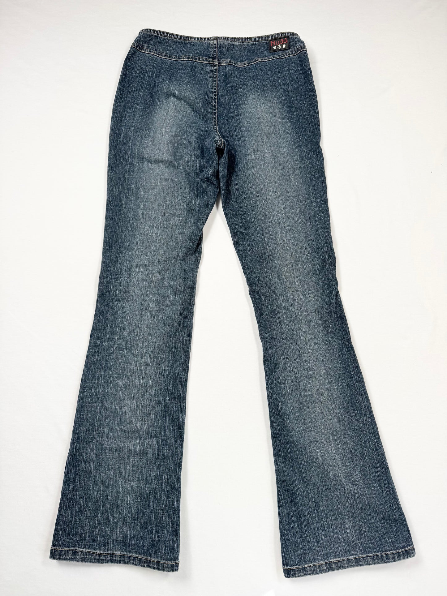 Mudd Lace Up Flared Jeans ♡ S