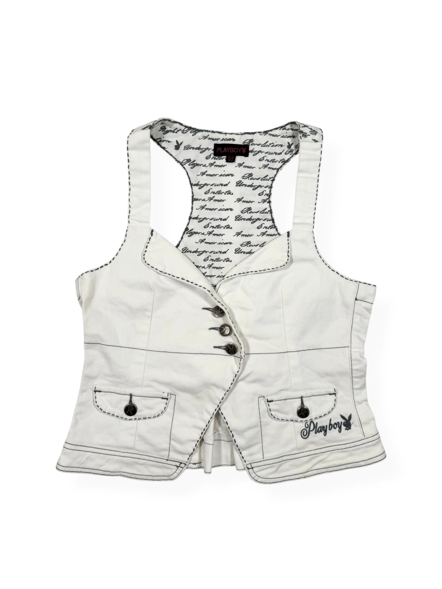 Playboy Vest ♡ Size M