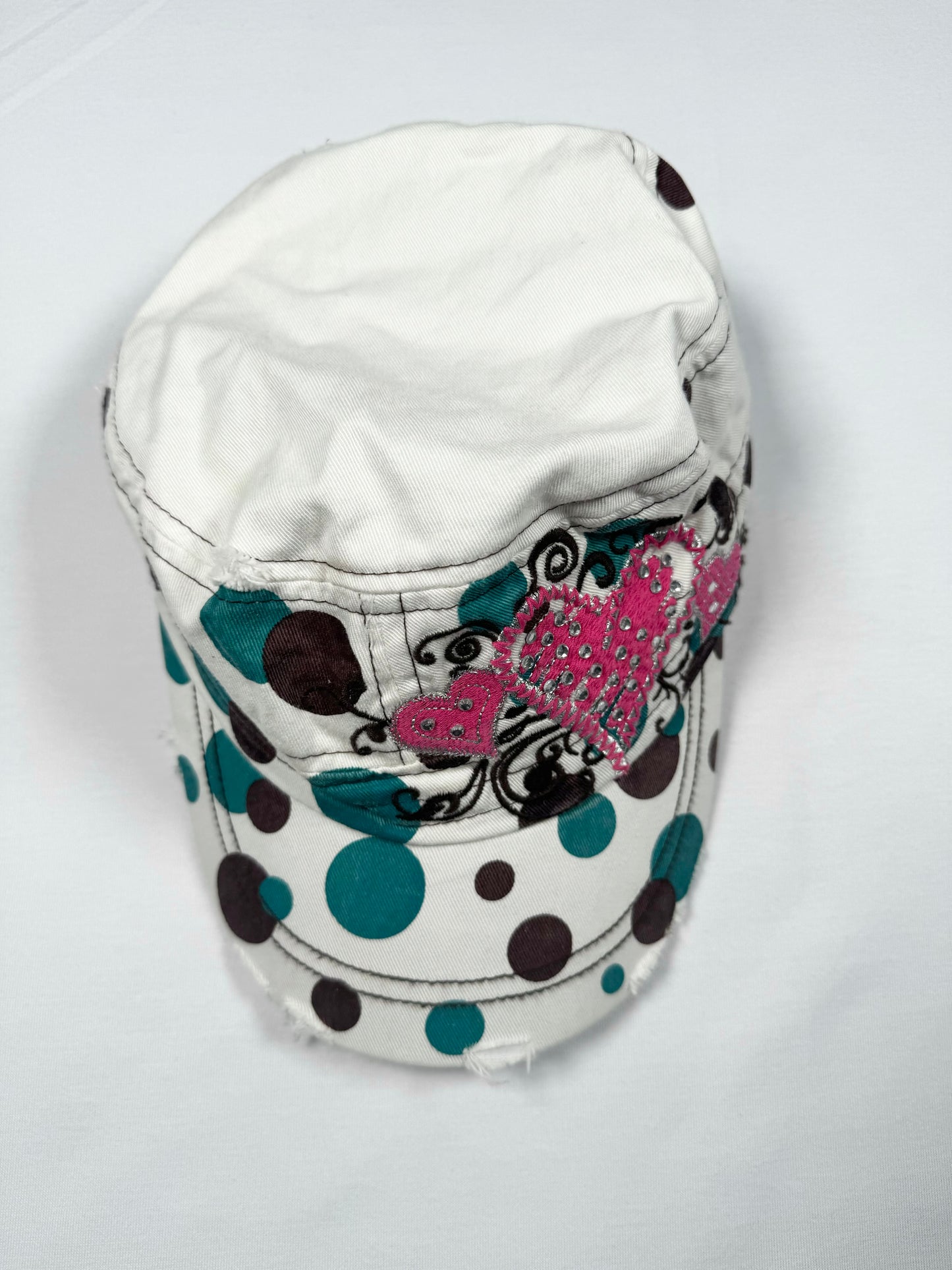 Heart Polka Dot Cap