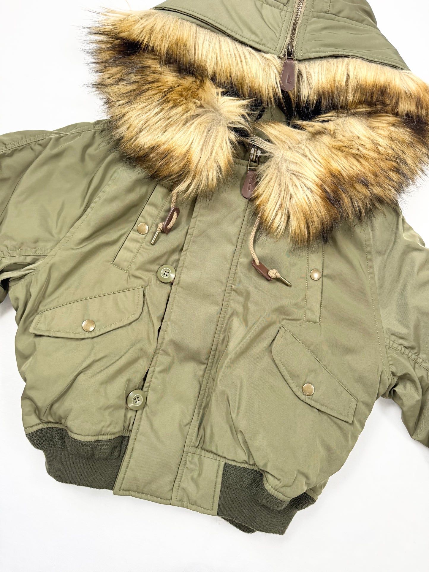 Moussy Military Fur Hood Jacket ♡ S