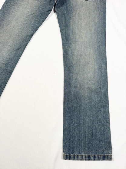 D&G Gold Sequin Logo Jeans ♡ Size XS