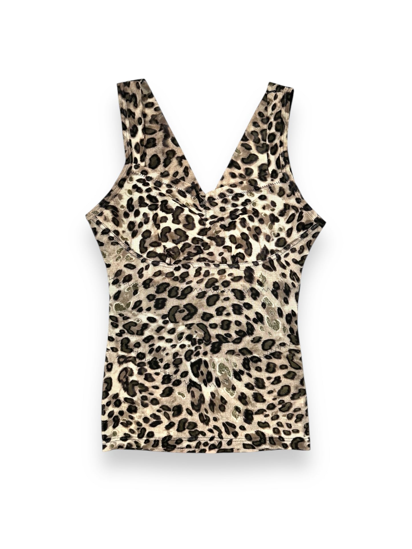 Leopard Mesh Tank