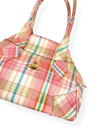 Vivienne Westwood Pink Plaid Bag