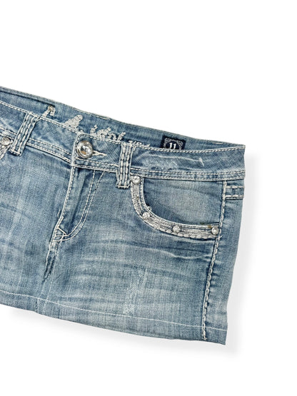 LA Idol Diamante Mini Skirt ♡ M