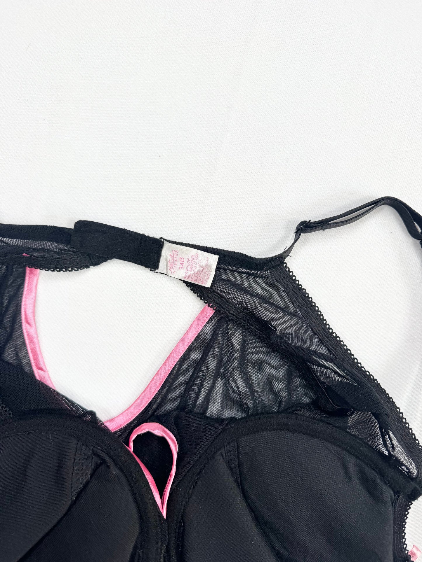 Black & Pink Cutout Cami ♡ 34B