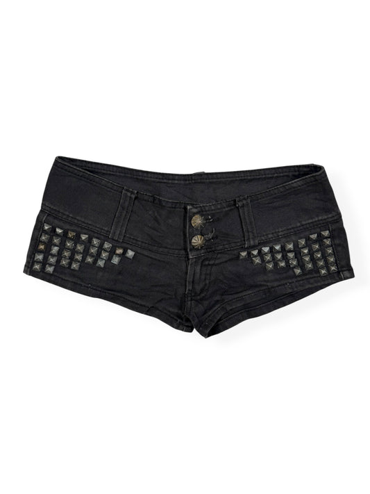 Studded Black Micro Shorts ♡ Size XS