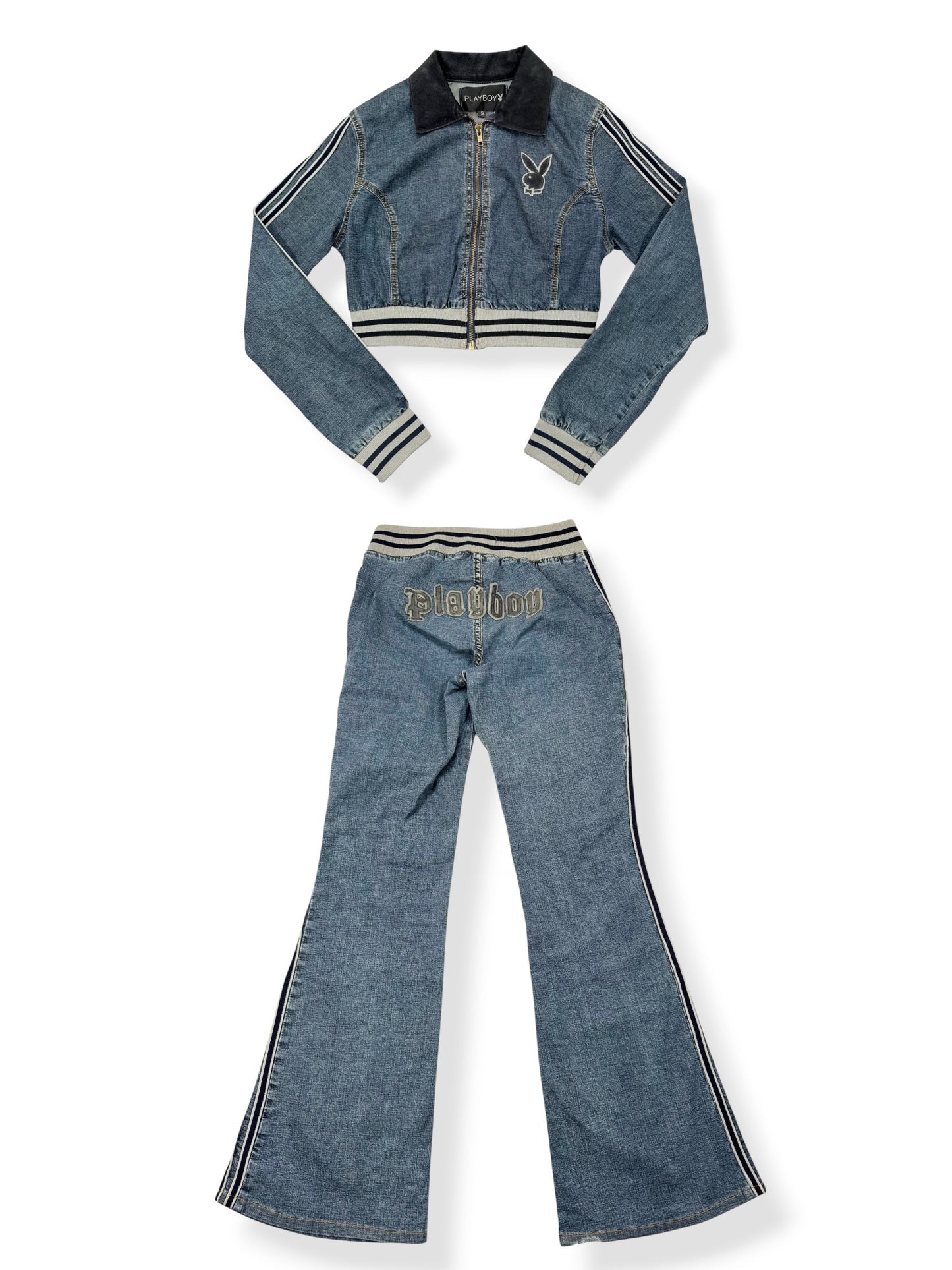 Playboy Sporty Jeans & Jacket Set ♡ S