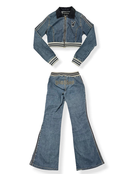 Playboy Sporty Jeans & Jacket Set ♡ S