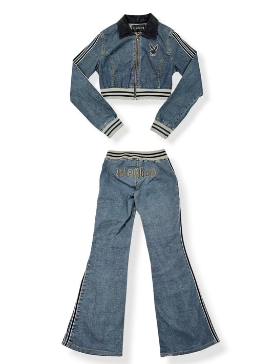 Playboy Sporty Jeans & Jacket Set ♡ S
