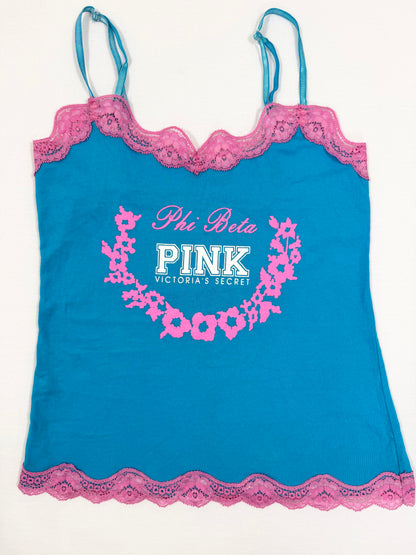 PINK Victorias Secret Blue & Pink Cami ♡ S