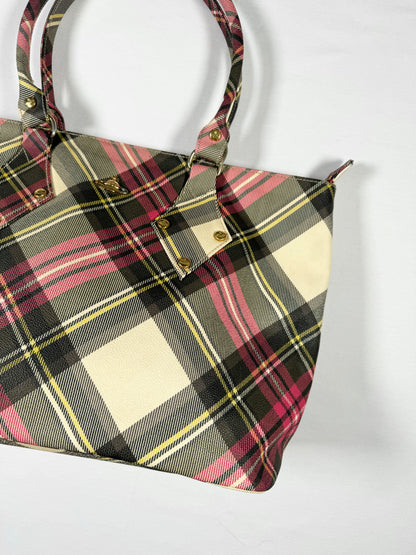 Vivienne Westwood Tartan Orb Tote