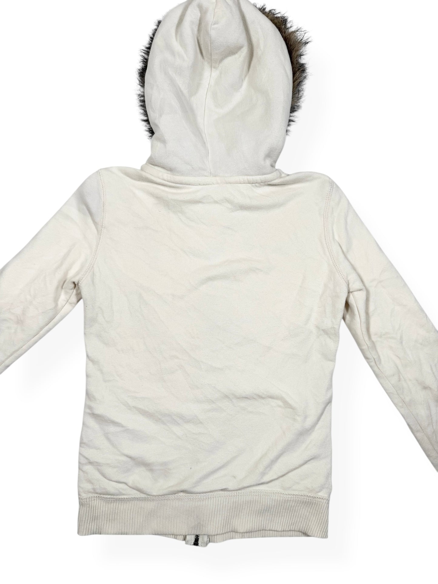 Aero Leopard Fur Hood Zip Up ♡ Size S