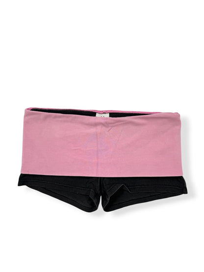 PINK Fold Over Mini Shorts ♡ S