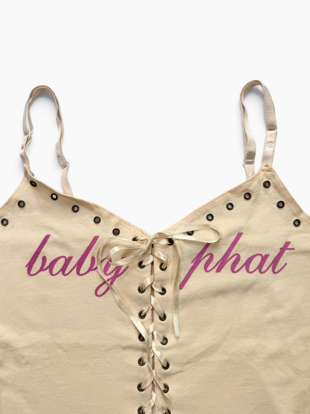 Baby Phat Lace Up Cami ♡ M/L