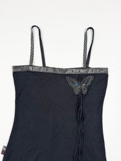 Butterfly Suede Tassel Cami ♡ Size S