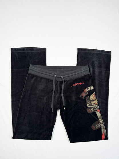Ed Hardy Velour Tracksuit ♡ Size M