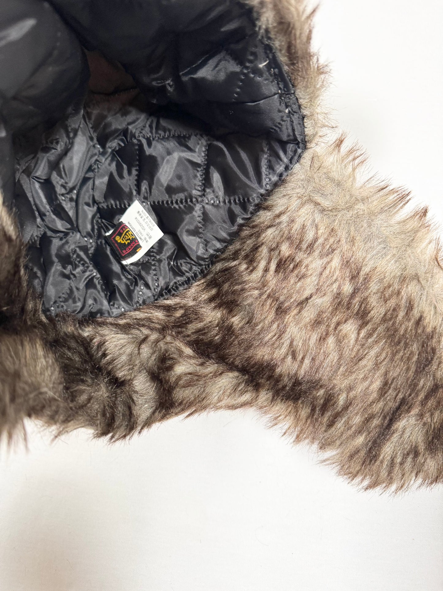 Beige Fur Von Dutch Hat