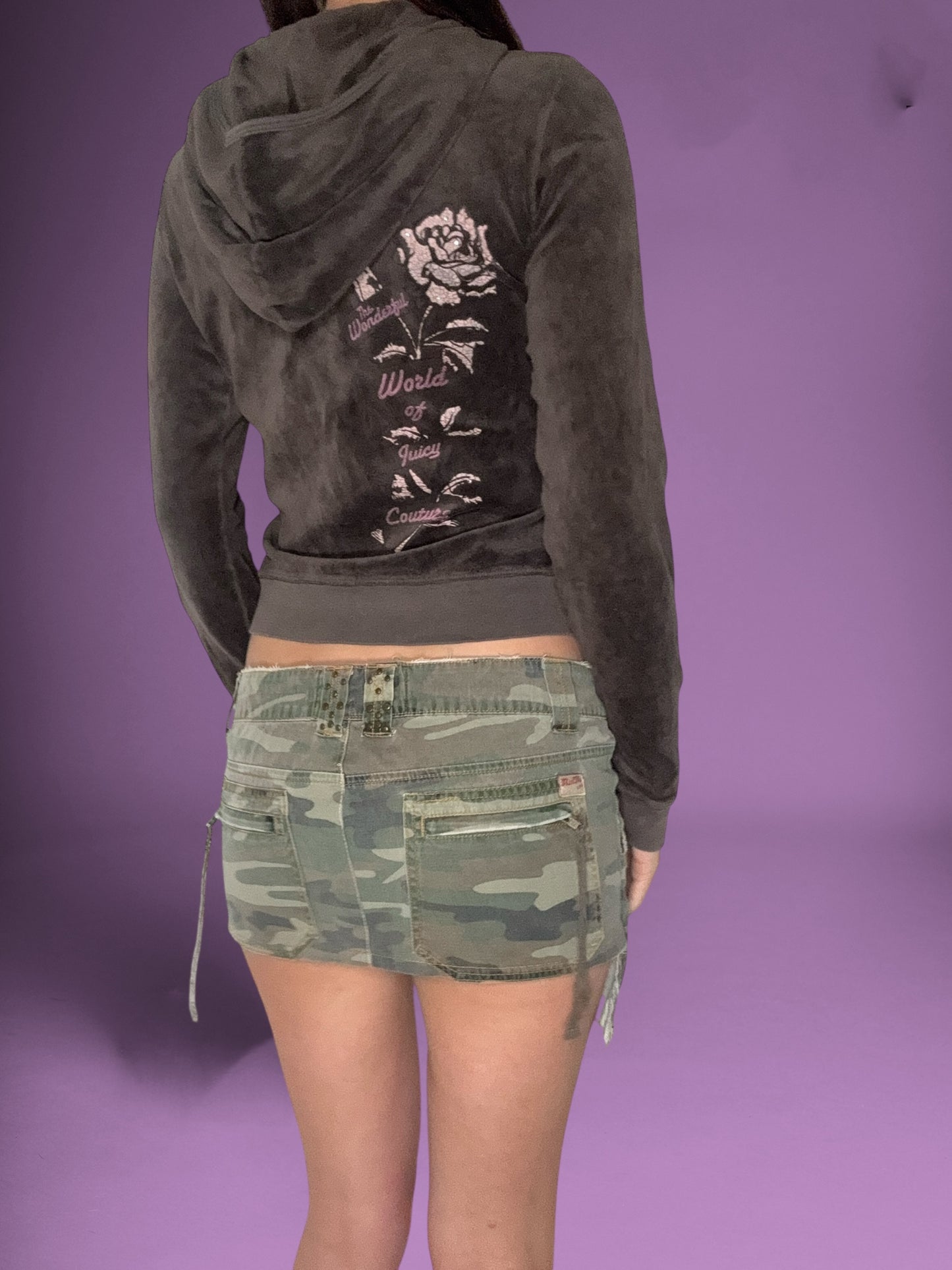 Juicy Couture Brown Zip Up ♡ Size L