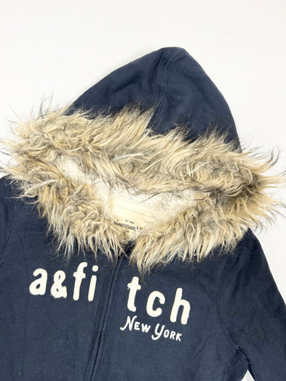 Abercrombie & Fitch Fur Hood Zip Up
