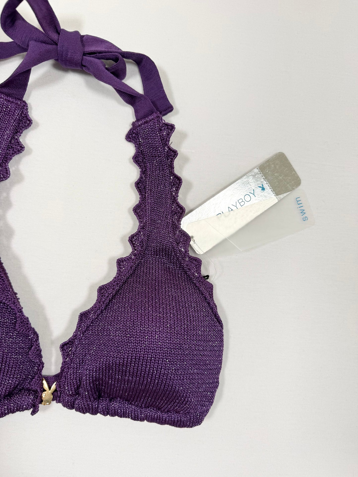 Playboy Purple Glittery Bikini ♡ XS