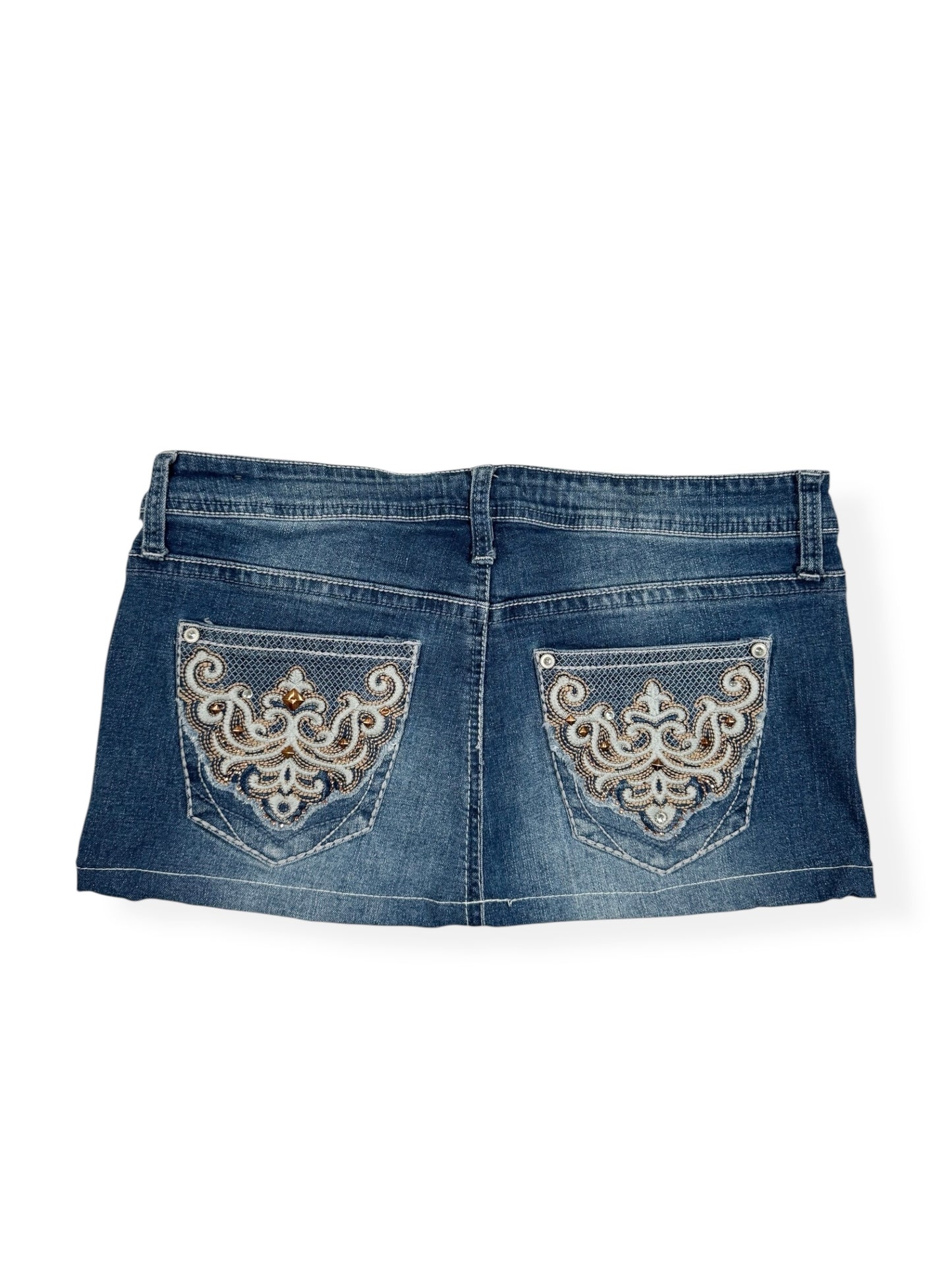 Embroidered Mini Skirt ♡ Size L