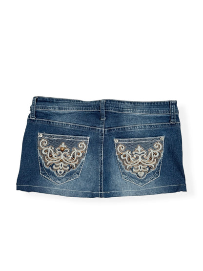 Embroidered Mini Skirt ♡ Size L