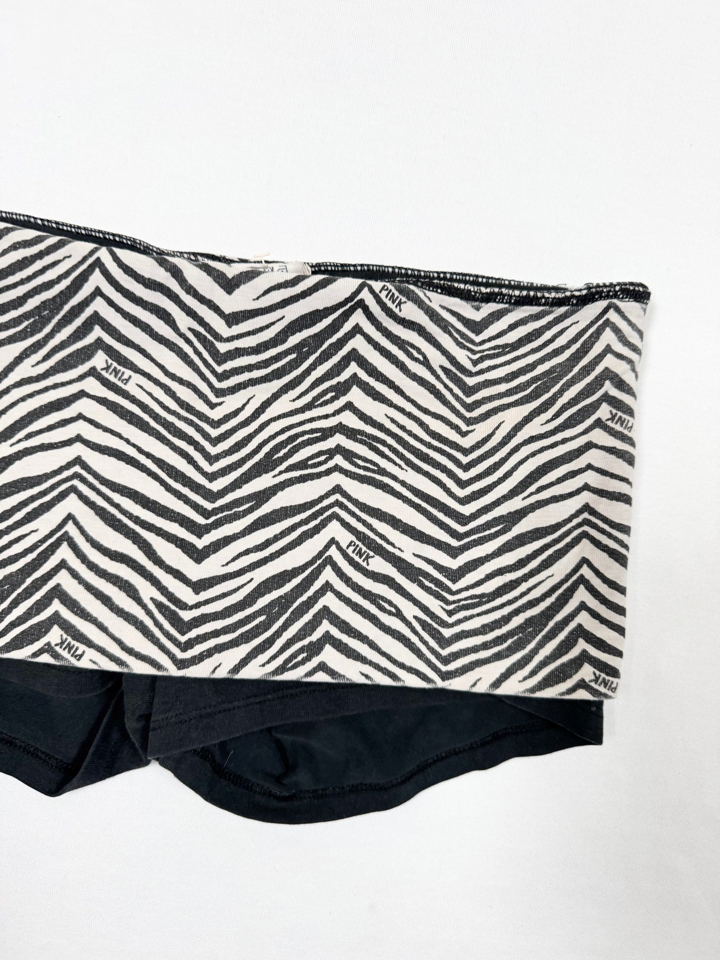 PINK Zebra Fold Over Shorts ♡ Size XS