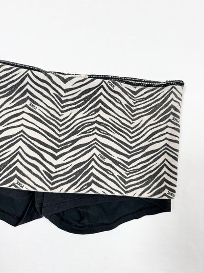 PINK Zebra Fold Over Shorts ♡ Size XS