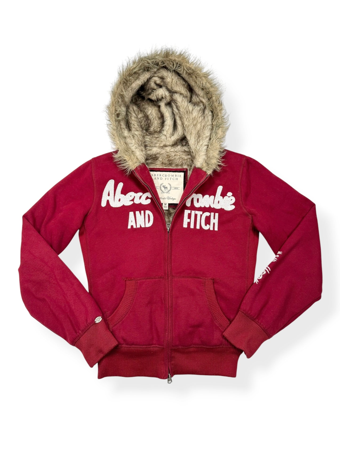 Abercrombie Fur Zip Up Hoodie ♡ M