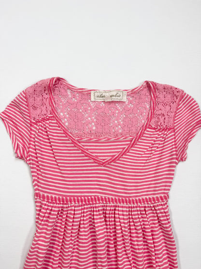 Abercrombie Striped Baby Doll Tee ♡ XXS