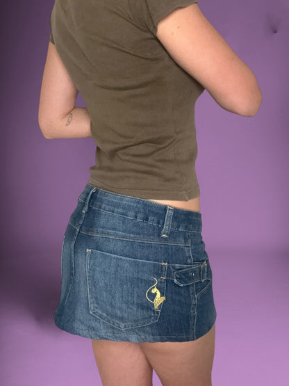 Baby Phat Buckle Mini Skirt ♡ Size M/L