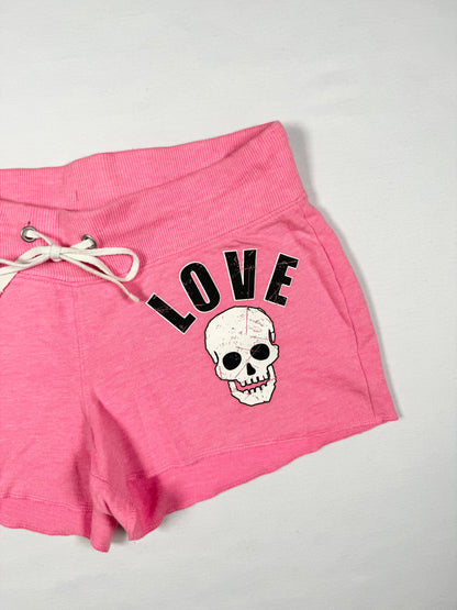 No Boundaries Love Skull Shorts