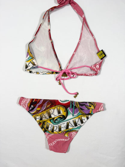 Christian Audigier Pink Bikini ♡ Size S