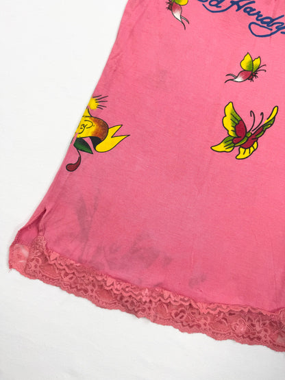 Ed Hardy Pink Butterfly Cami ♡ S