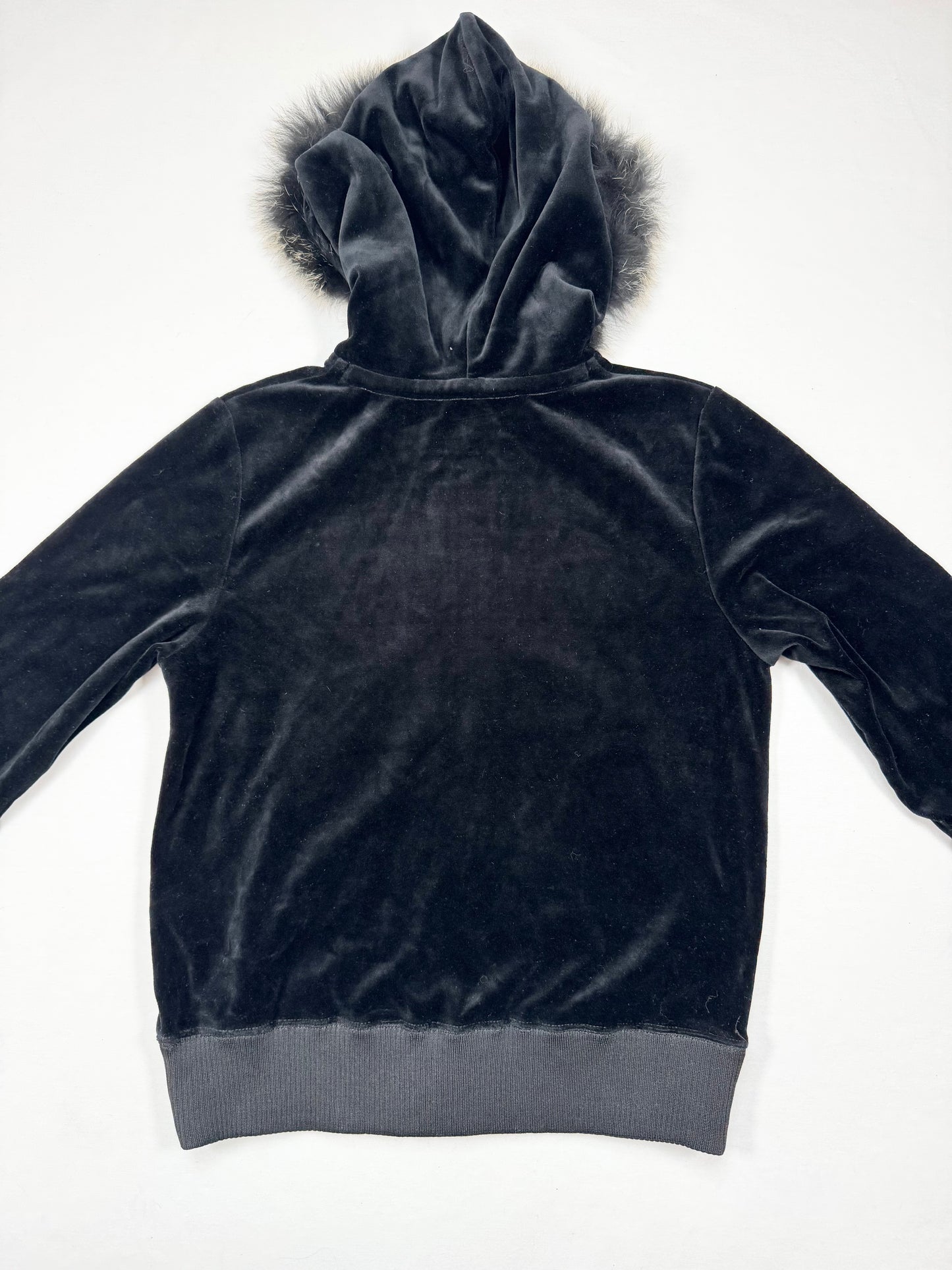 Von Dutch Velour Fur Hood Zip Up ♡ S