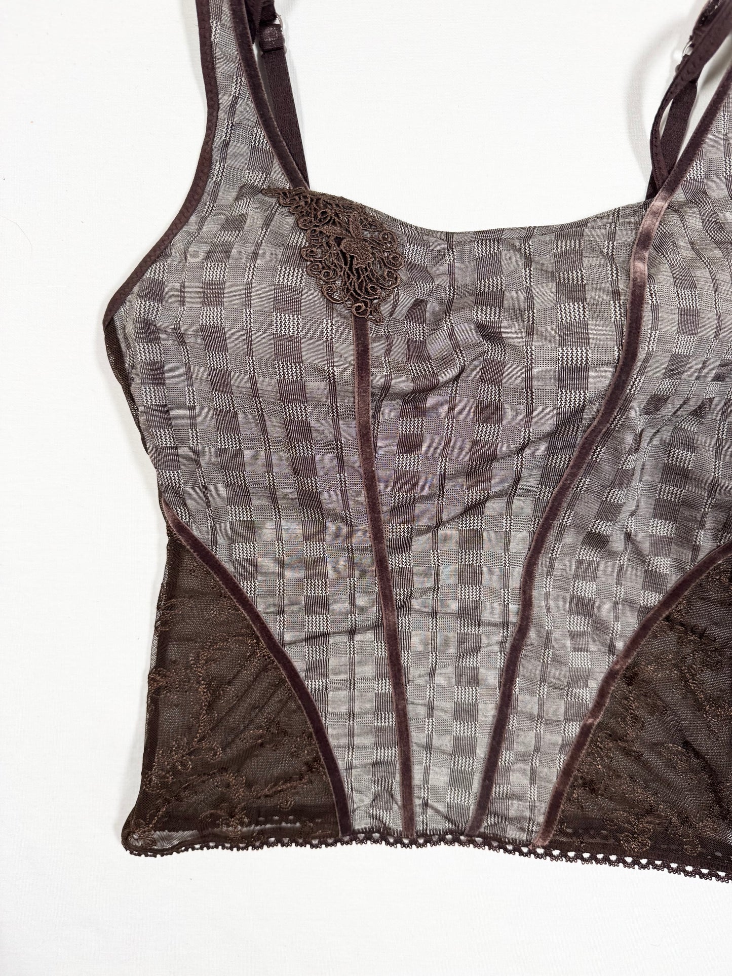 Playboy Plaid Cami ♡ Size S