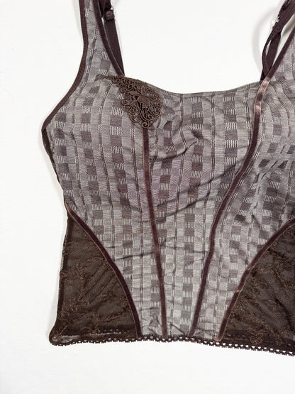 Playboy Plaid Cami ♡ Size S