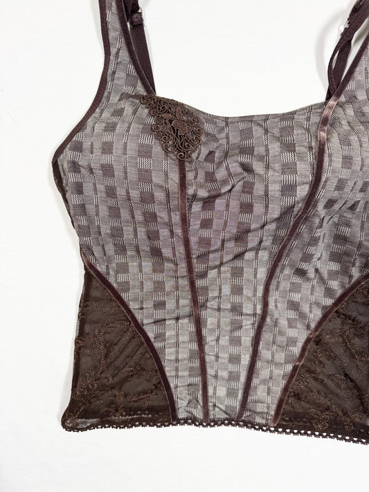 Playboy Plaid Cami ♡ Size S