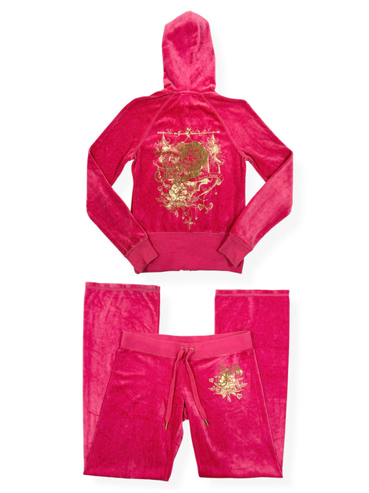 Juicy Couture Pink Tracksuit ♡ S