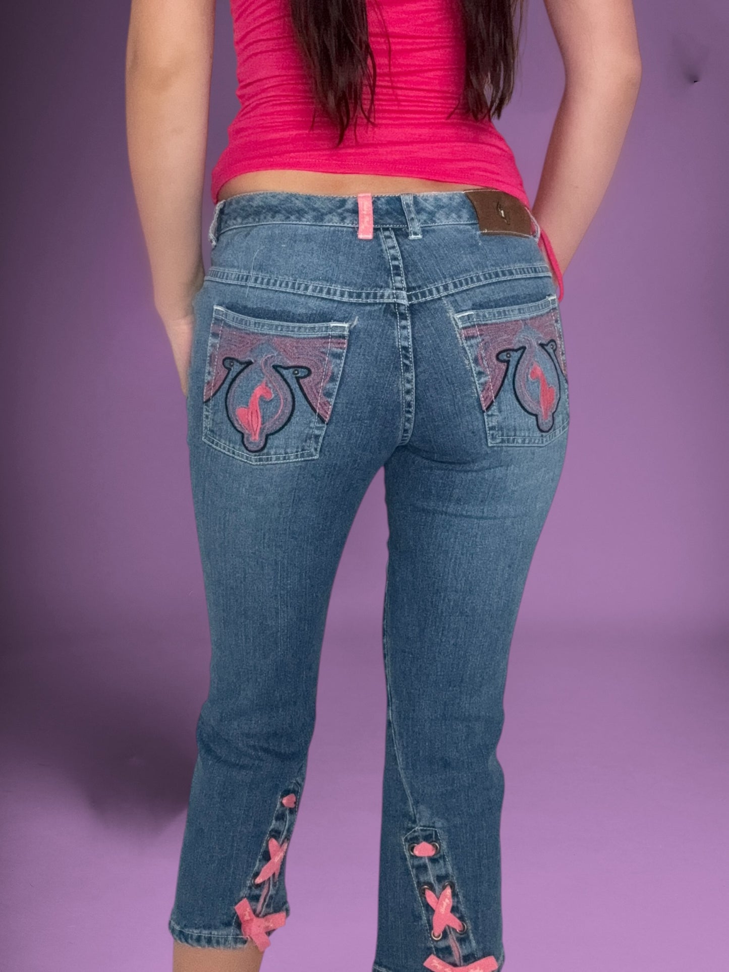 Baby Phat Lace Up Capris ♡ S
