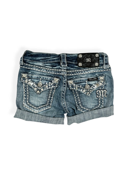 Miss Me Diamante Shorts