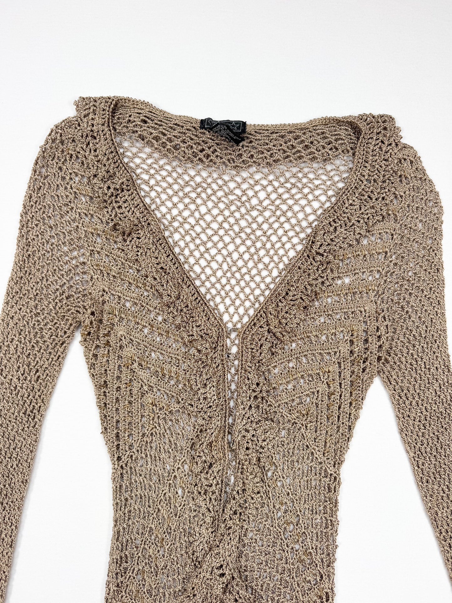 Crochet Long Sleeved Top ♡ XXS