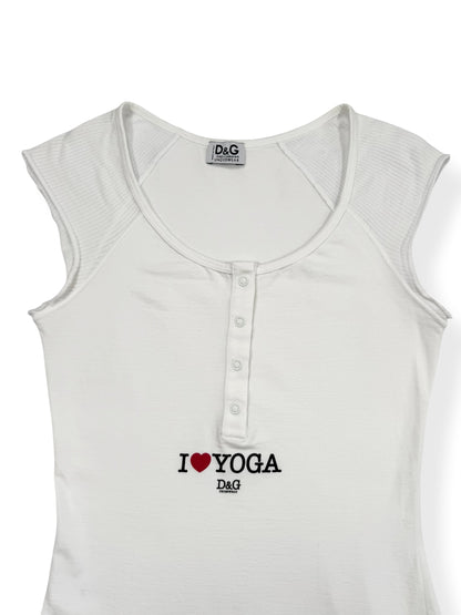 D&G “I ♥️ Yoga” Tee ♡ S