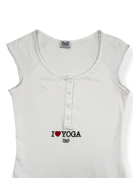 D&G “I ♥️ Yoga” Tee ♡ S